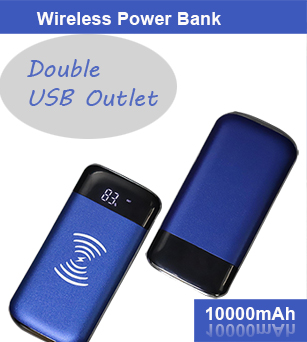 10000mAh Wireless Power Bank