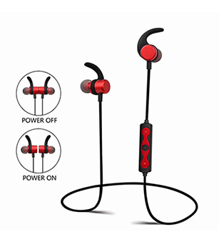 Bluetooth Wireless  Earphone with Magnetic Power on/off