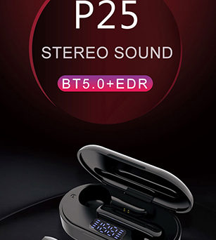 Stereo sound,BT5.0+EDR TWS Earbuds with charging case,Wireless headsets