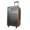 12 inch Big Power Wooden Portable Outdoor Trolley HiFi Box Bluetooth Speaker