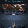 2.0 Channel Miboard 3D Surround Bluetooth Soundbar Speaker With RGB LED Lights