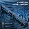 Bluetooth Sound Bars with 2-in-1 Detachable ARC/BT/OPT/Remote Connections