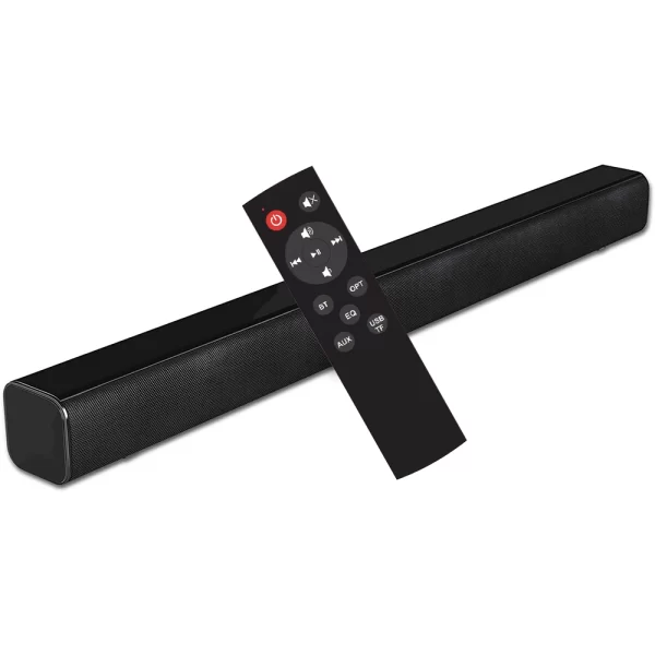 Black 2.0CH 40W  HDMI(ARC) Optical Sound Barspeaker