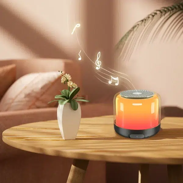 Outdoor Waterproof Mini Bluetooth Speaker With LED Flashing light