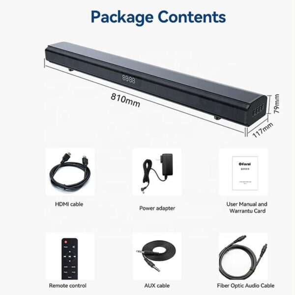 70 W Home Theater Sound System  4D Surround Soundbar Speaker