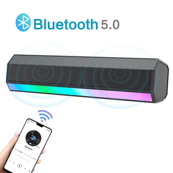 2.1 Subwoofer Home Theater System Wireless Sound Bar Speaker