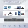 TV Surround Sound System Sound Bar Speakers with BT/Coaxial/AUX/PC/Gaming/Projectors