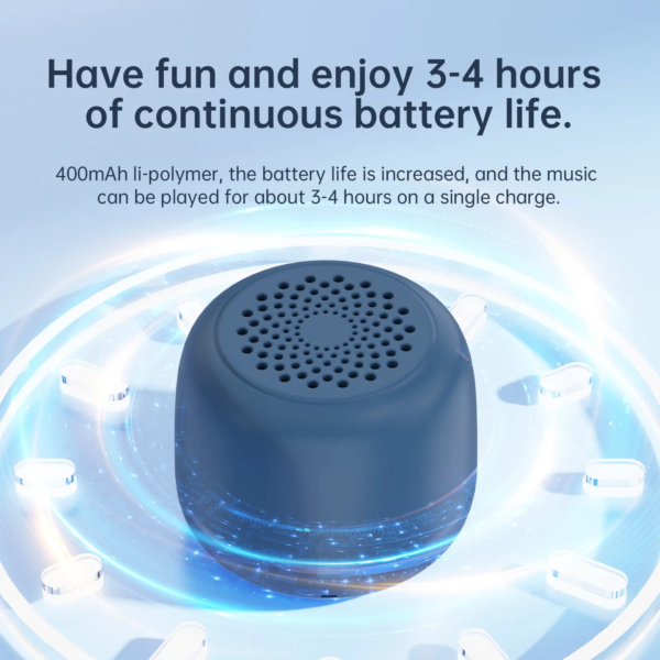 Custom Logo 5W USB Flash Charging Mini Bluetooth Speakers