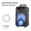 Multifunctional Super Bass Dual Subwoofer Karaoke Portable Speaker