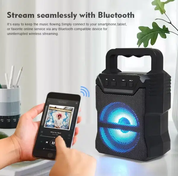 3 inch Small Outdoor Bluetooth Speakers With Fm Radio Function USB/TF Slot