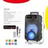Multifunctional Super Bass Dual Subwoofer Karaoke Portable Speaker